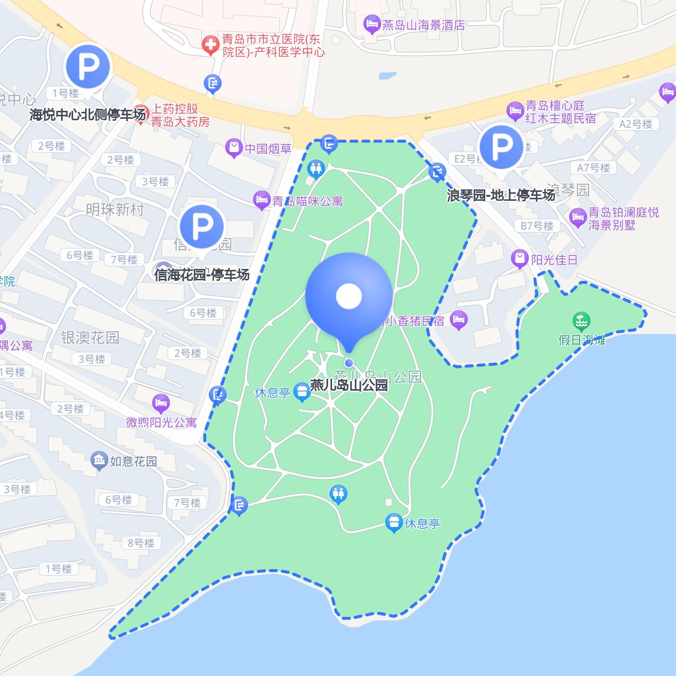 今天给大家整理了一份 燕儿岛山公园 的出行指南,分享给大家～ 开放