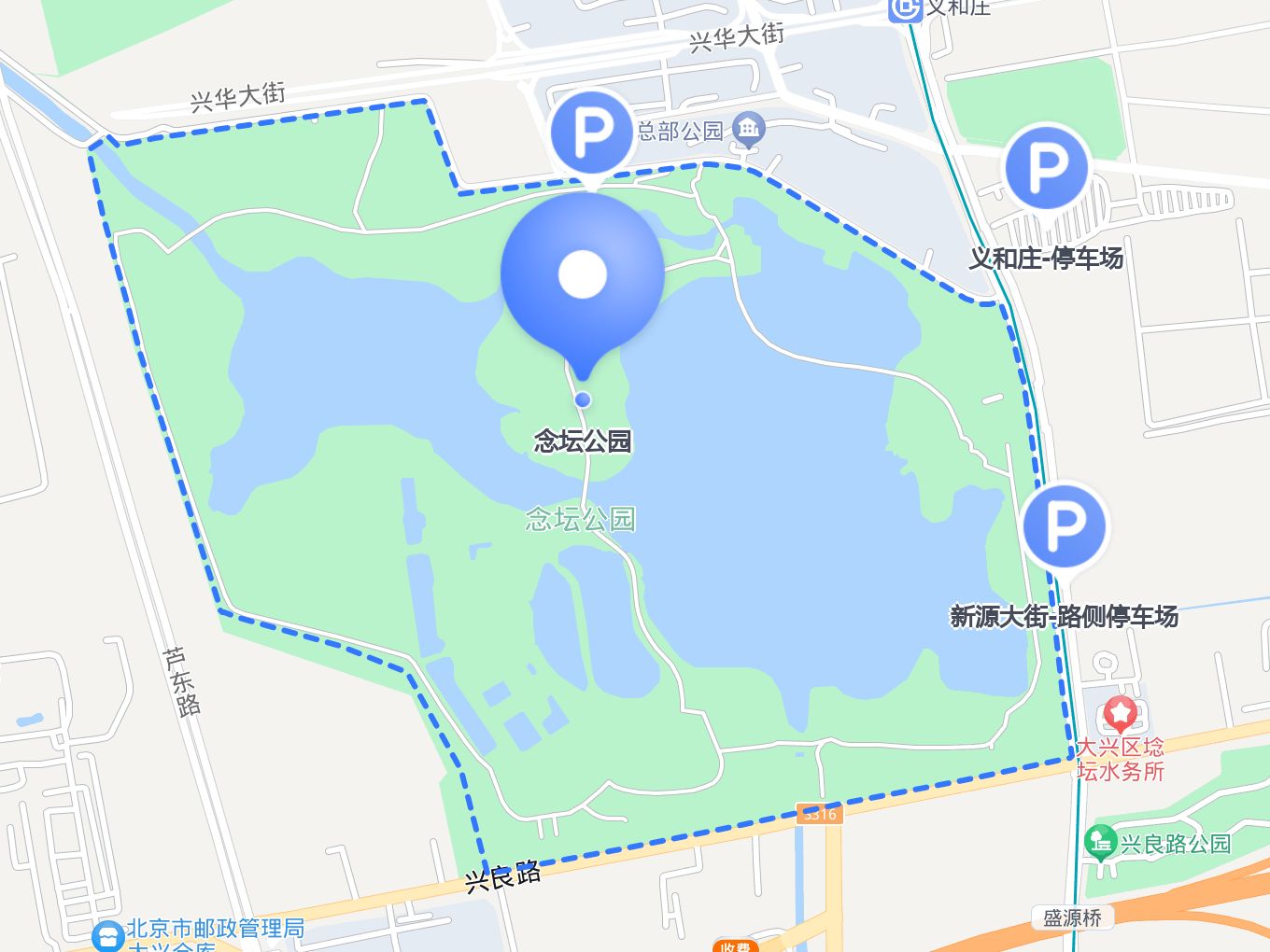 来念坛公园游玩,停车问题解决方案来啦!