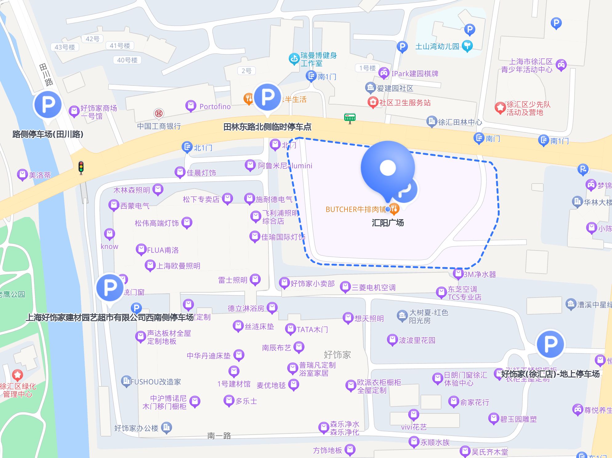 汇阳广场停车难?