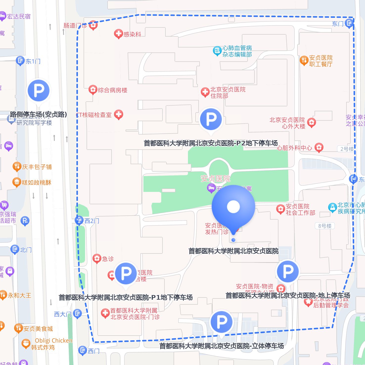 北京朝阳区安贞里地图图片