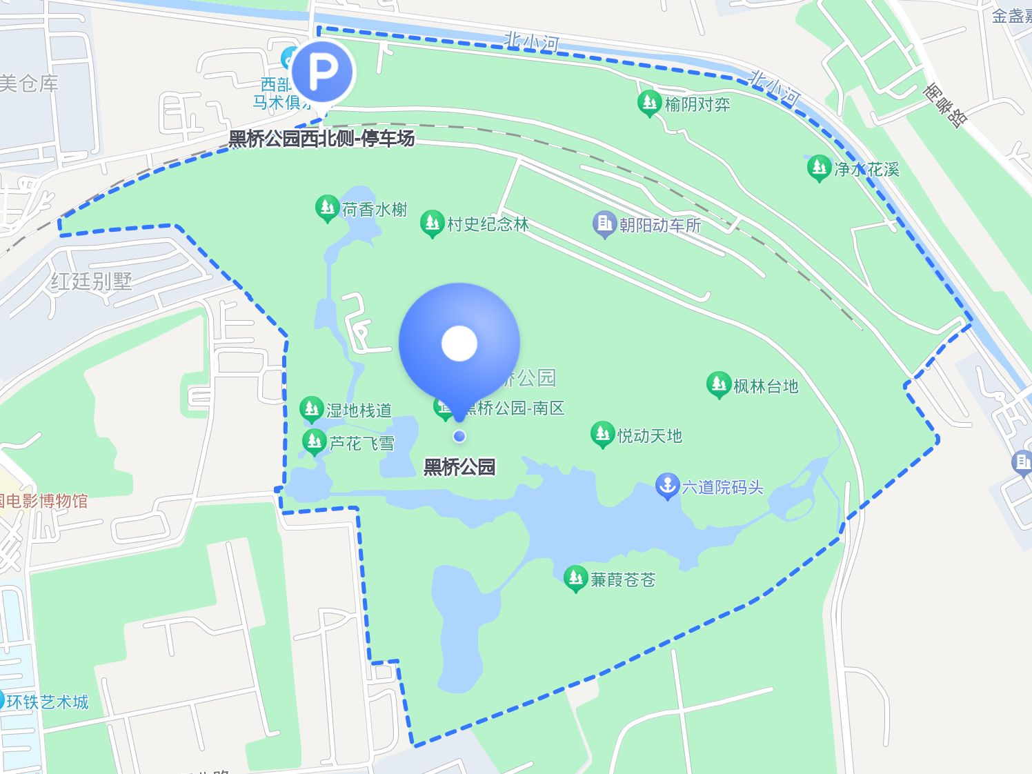 来黑桥公园游玩,停车问题不用愁,推荐这个停车场给你,让你轻松停车!