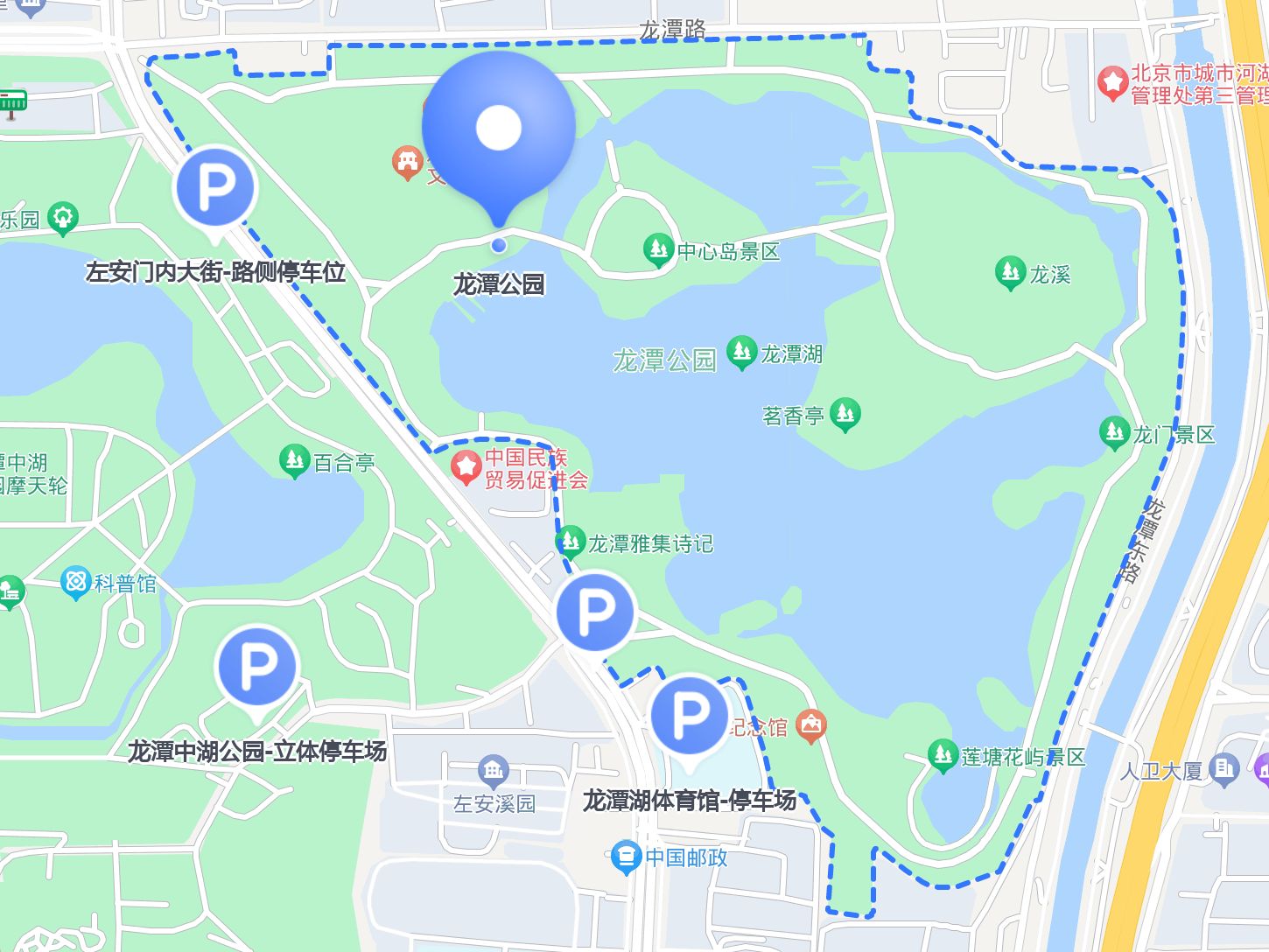 上饶龙潭湖公园地图图片