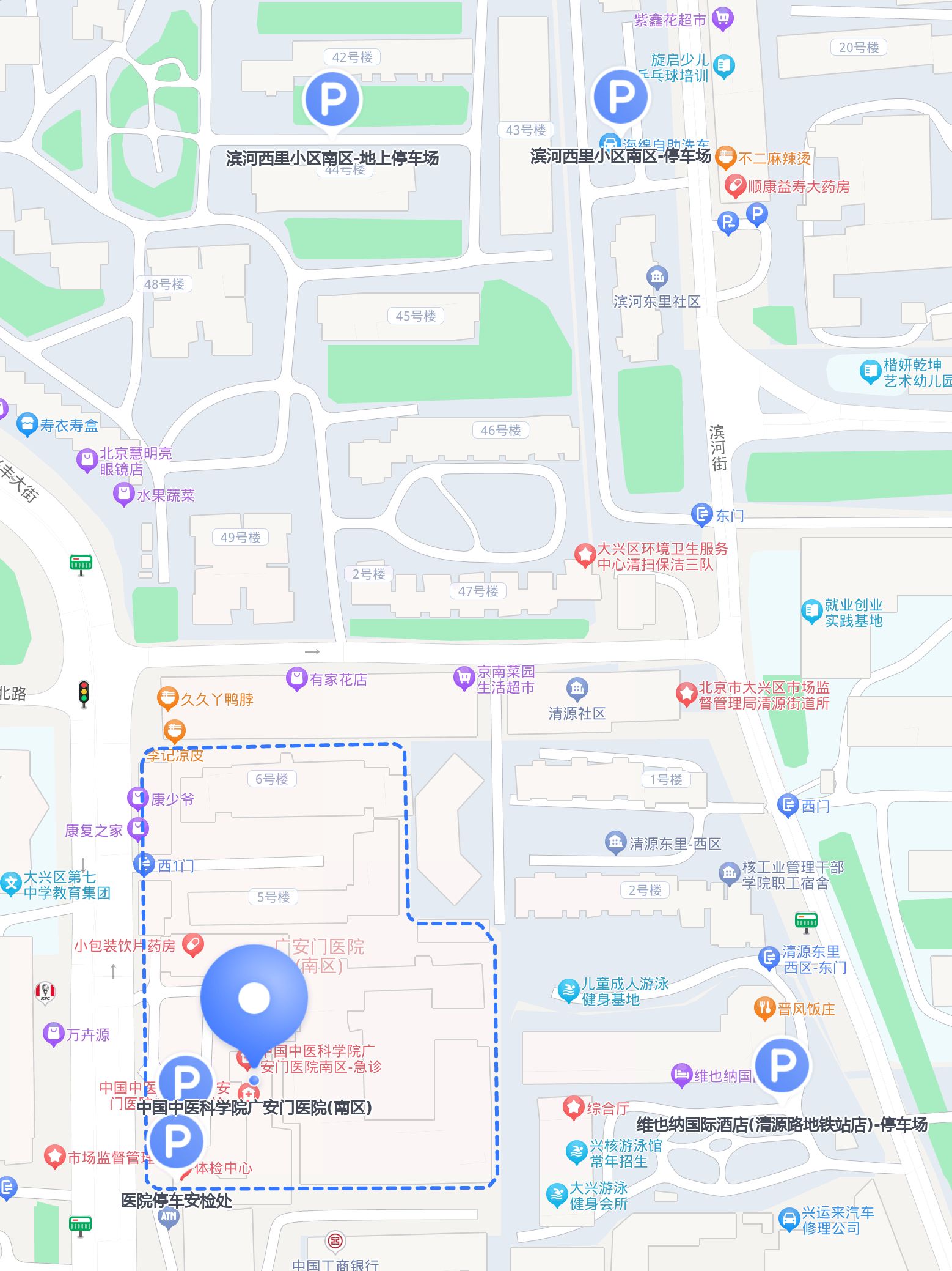 关于中国中医科学院广安门医院