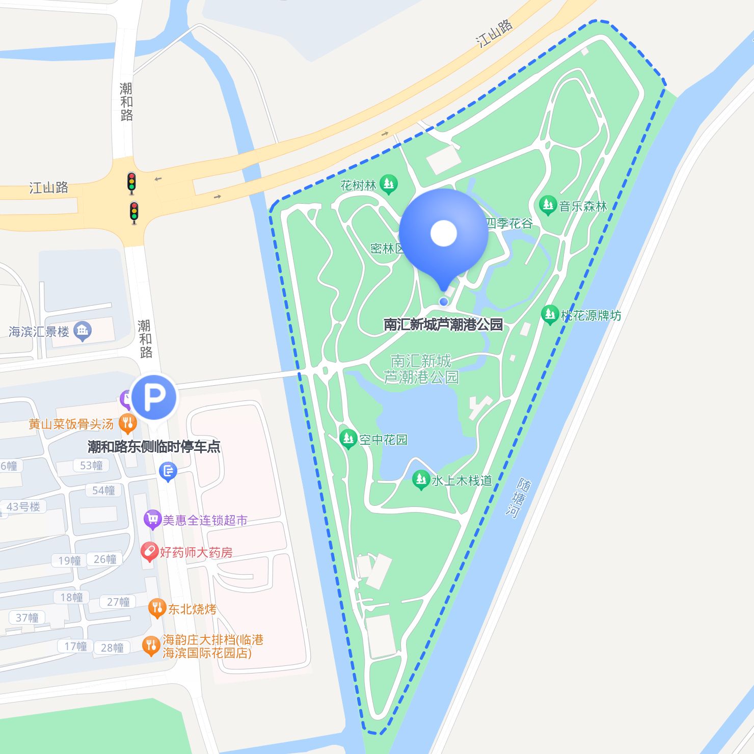 去南汇新城芦潮港公园游玩,还在为停车发愁?