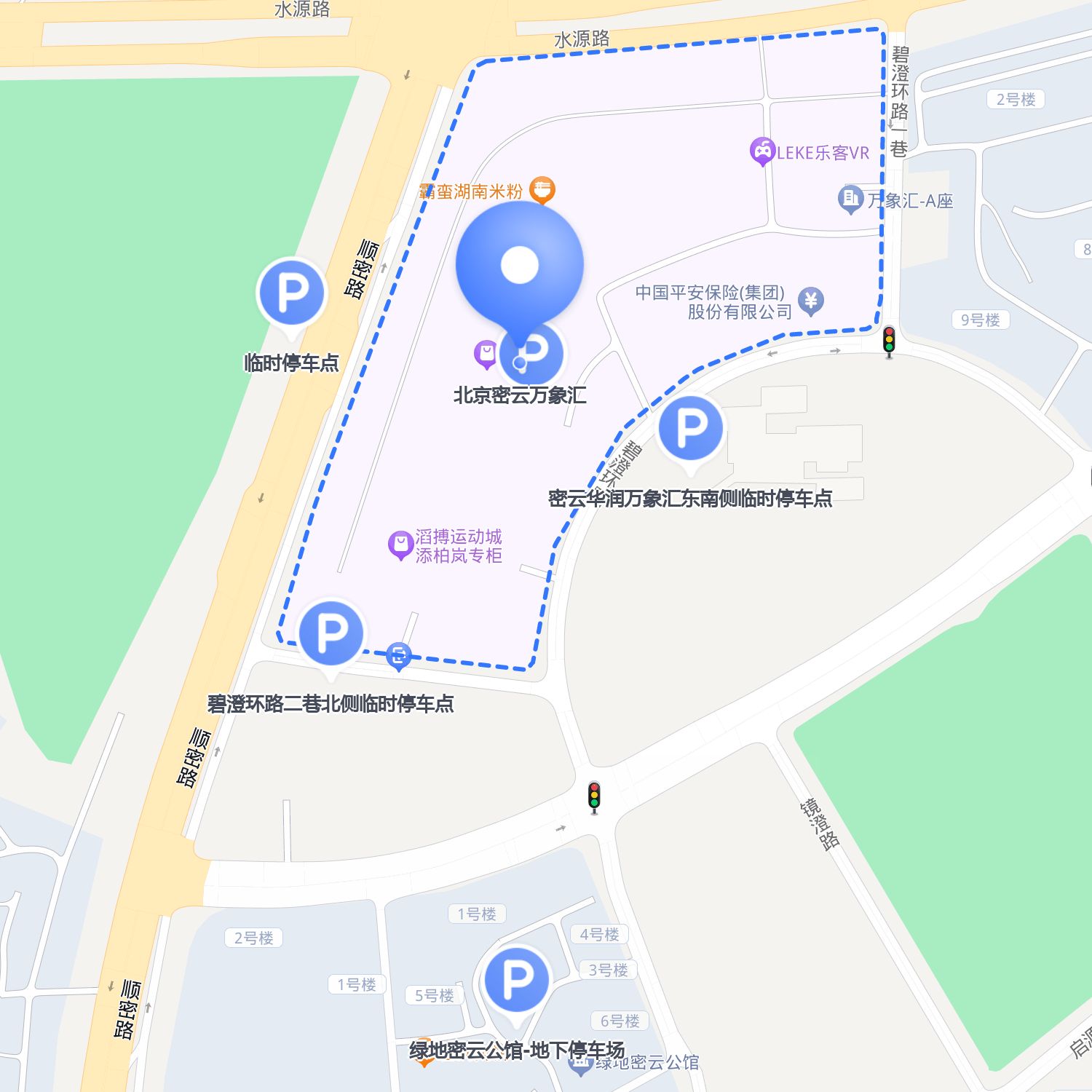 密云万象汇地图图片