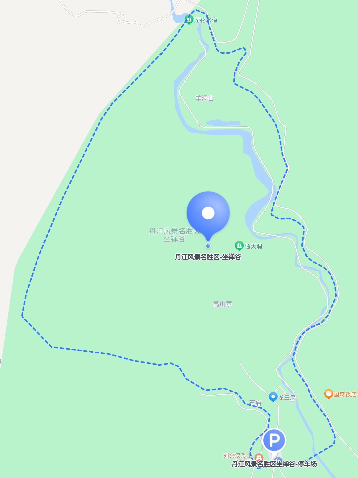 丹江风景名胜区坐禅谷,名副其实的静心之地.