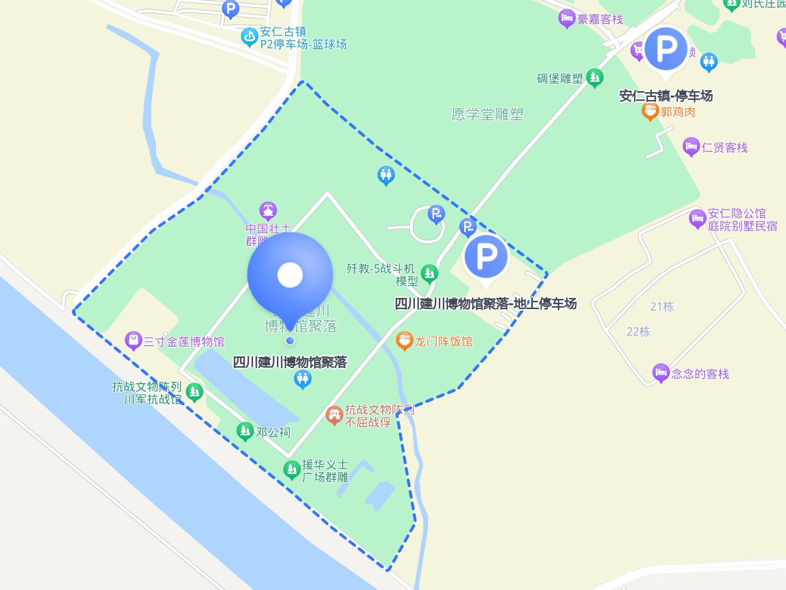 重庆建川博物馆地图图片