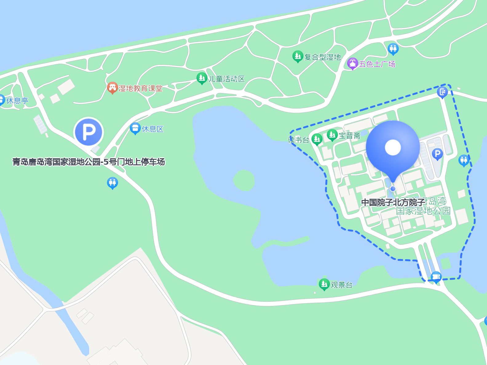 大港湿地公园地图图片