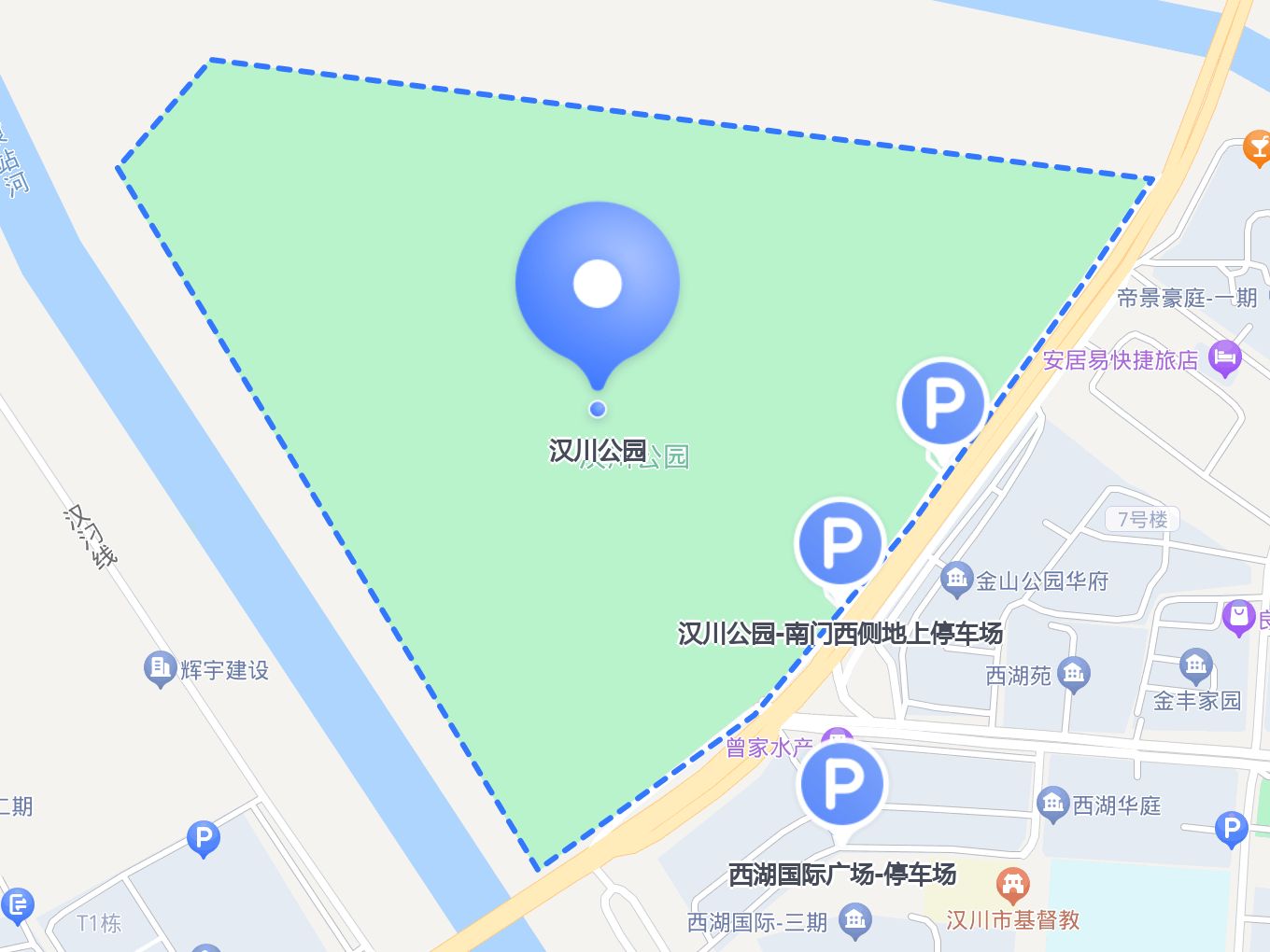 78 汉川公园 的出行指南,超全攻略,无论你是开车,打车,还是乘坐公共