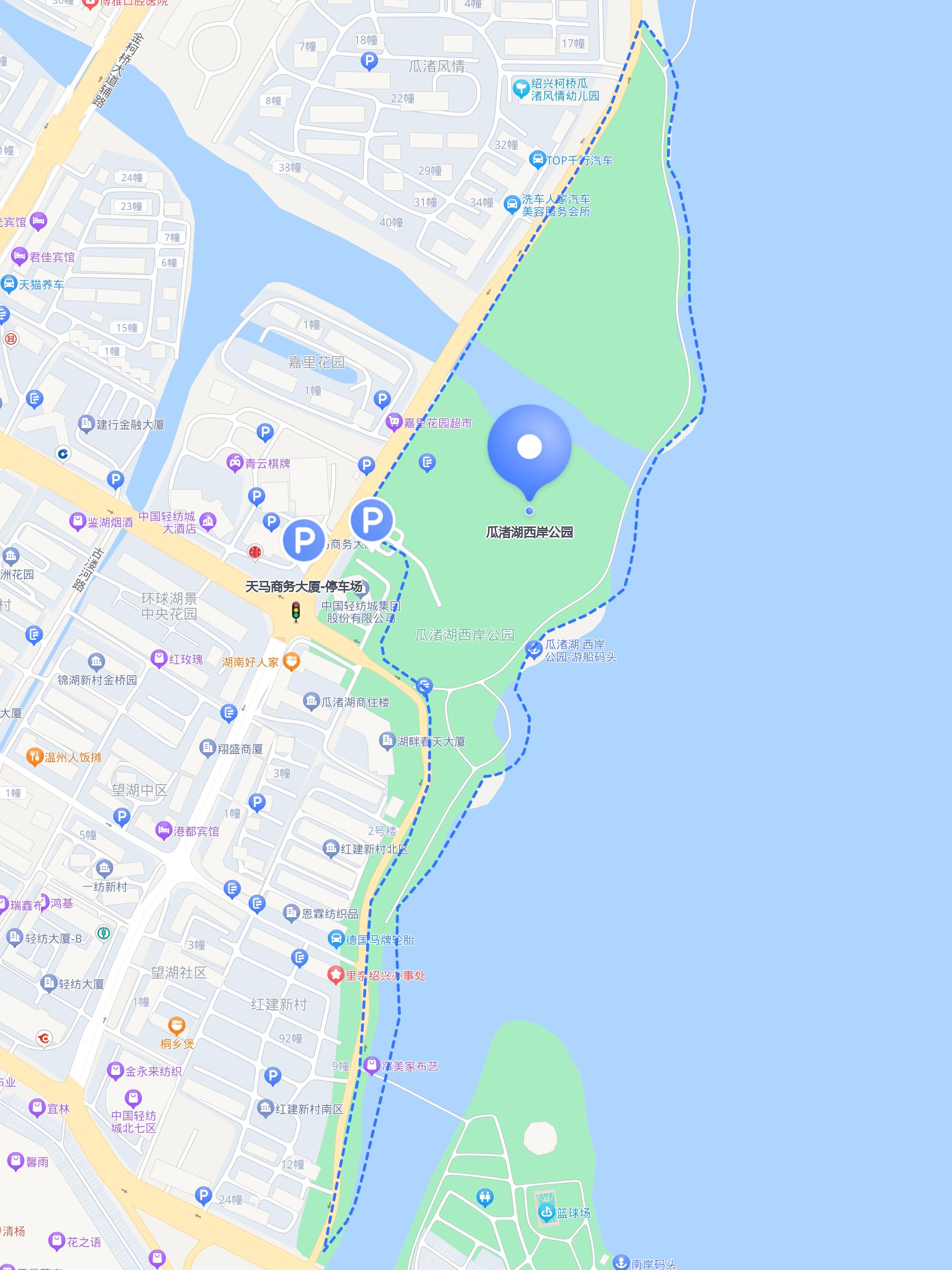 忙碌的城市生活总是让人焦躁,何不来 瓜渚湖西岸公园 放松自己?