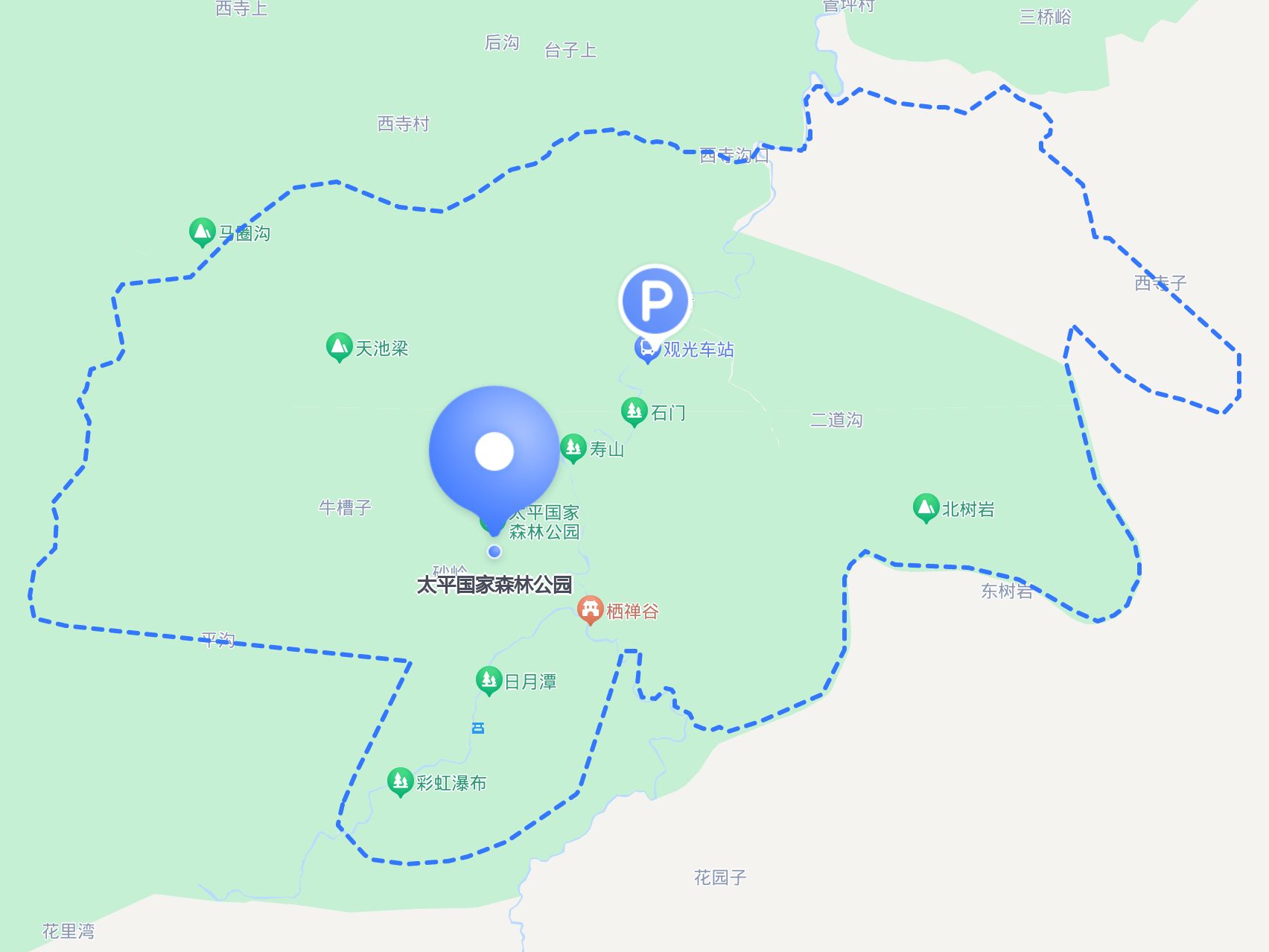 9元  开放时间:全年 08:30-17:00太平国家森林公园地图
